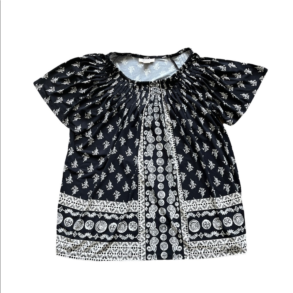 Style & Co Women’s Size 0X (Plus Size) Printed Blouse